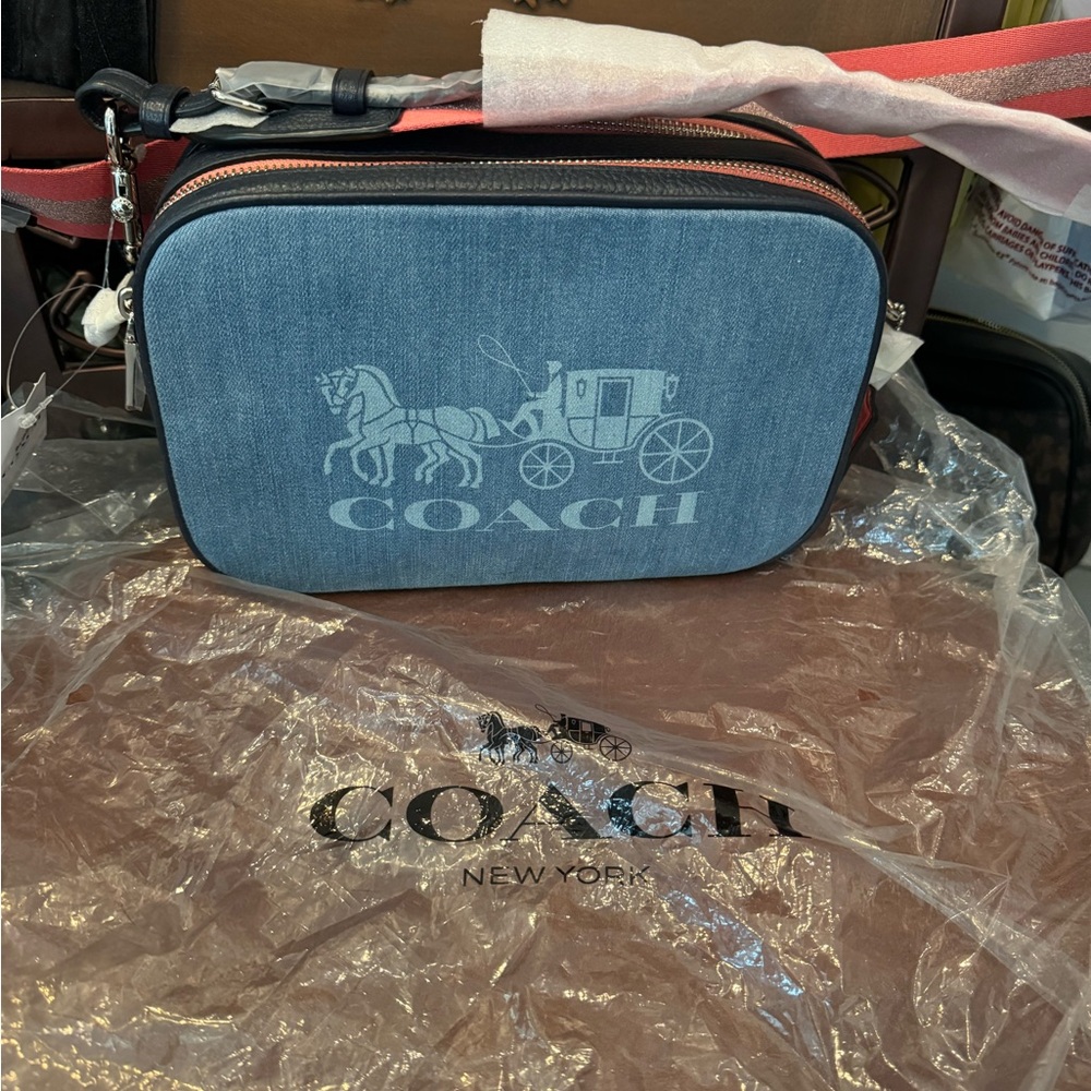 Coach denim Jess handbag.